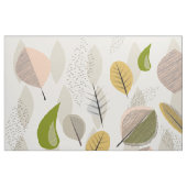 Tissu Feuilles modernes du milieu du siècle (Fat Quarter)