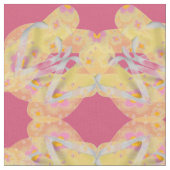 Tissu Feuilles roses (Fermer)