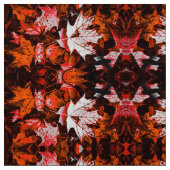 Tissu Feuilles rouges de l'automne (Fermer)
