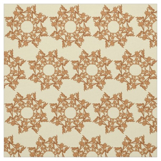 Tissu - Feuilles tissés (Échantillon)