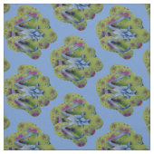 Tissu Feuilles vertes (Échantillon)