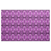 Tissu Feuilles violets (Yard)