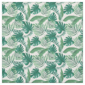 Tissu feuillu tropical d'impression (Échantillon)