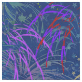 Tissu Feux 4 juillet Motif d'été coloré (Fermer)