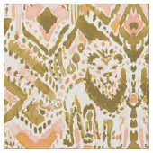 Tissu FIDE INSIDE INSIDE Lion Tribal Gold Peach Aquarell (Fermer)