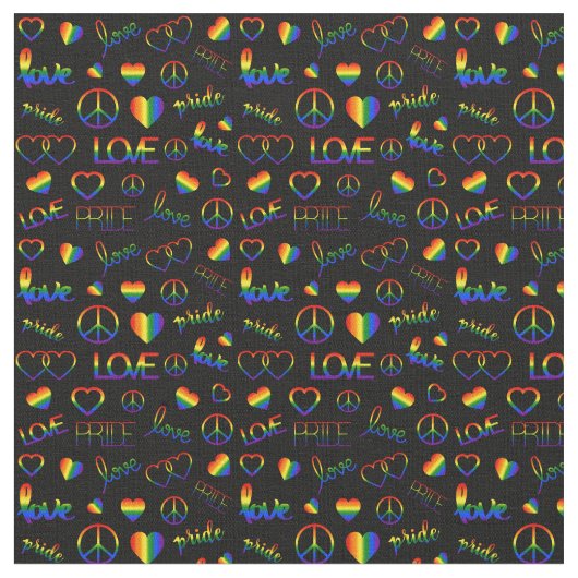 Tissu Fierté d'amour (Fermer)