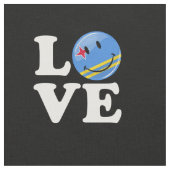 Tissu Fierté d'île d'Aruba d'amour (Fermer)