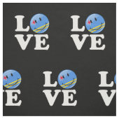 Tissu Fierté d'île d'Aruba d'amour (Échantillon)