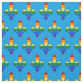 Tissu Fierté LGBT fleur de lis (Échantillon)