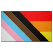 Tissu FIERTÉ LGBT (Progress Pride) (Fat Quarter)