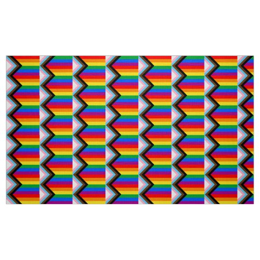 Tissu FIERTÉ LGBT (Progress Pride) (Fat Quarter)