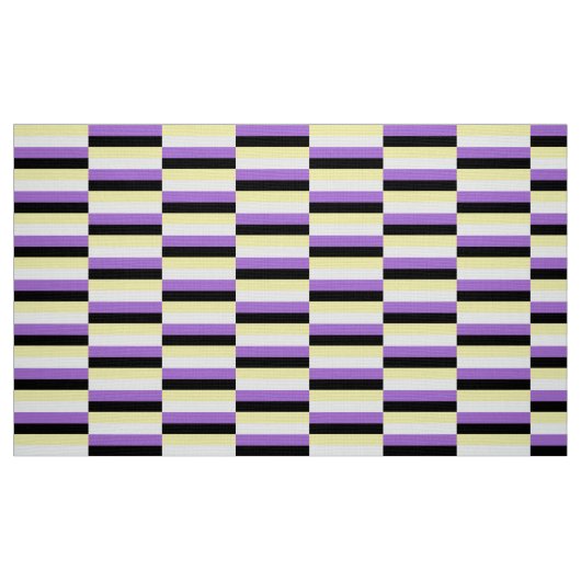 Tissu Fierté non binaire (Fat Quarter)