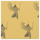 Tissu Figure Samurai numérique - Couleur arrière - plan (Fermer)