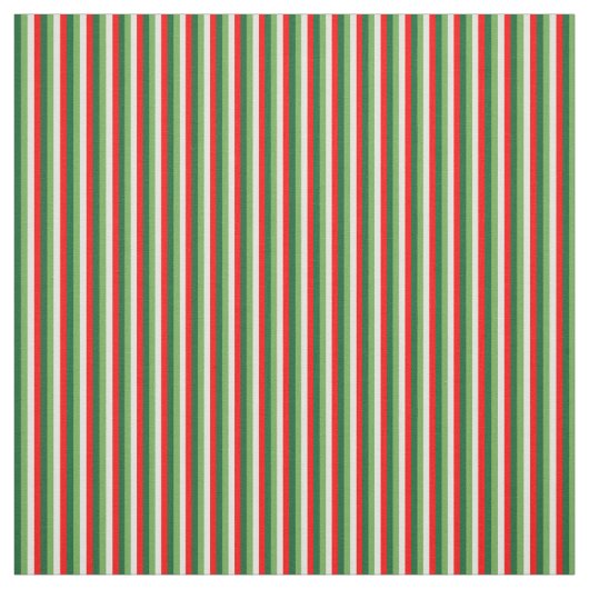 Tissu Filets Vertes, Étoiles Blanches Et Rouges (Échantillon)