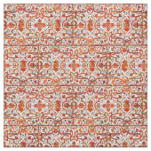 Tissu Filigree rouge (Échantillon)