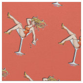 TISSU - FILLE DANS UN VERRE À MARTINI 2 (Détail)