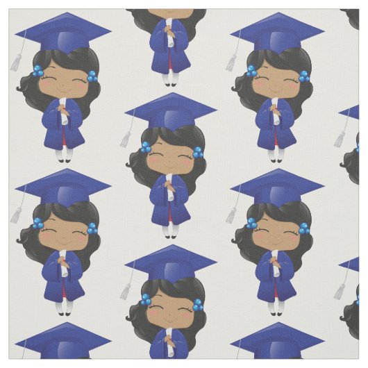 Tissu Fille d'obtention du diplôme (Échantillon)