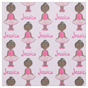 Tissu Fille personnalisée Ballerina Pink Tutu Ballet Dan