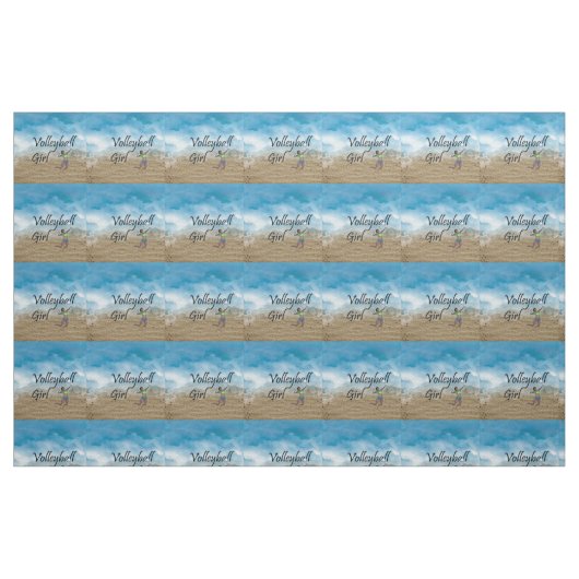 Tissu Fille SUPÉRIEURE de volleyball (Fat Quarter)