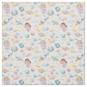 Tissu Filles de l'espace pastel (Échantillon)