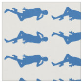 Tissu Filles GoGo Mod Bleu Denim Bold (Fermer)