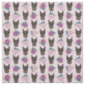 Tissu Fils de lavande de chien de Doberman (Échantillon)