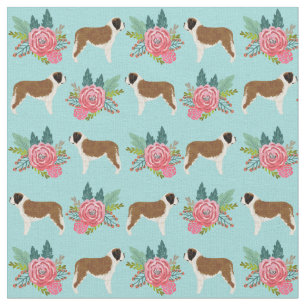 Tissu Fils roses de Saint Bernard