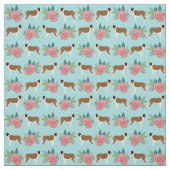 Tissu Fils roses de Saint Bernard (Échantillon)