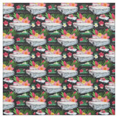 Tissu Fin de support Corvair convertible Tissu-noir (Échantillon)