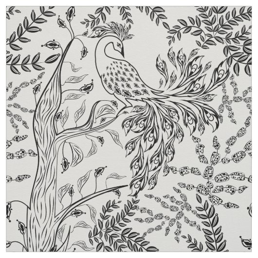 Tissu Firebird, oiseau (Échantillon)