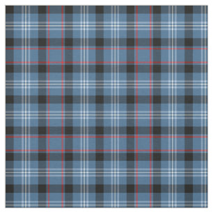 Tissu Fitzgerald Tartan Motif Blue Irish Plaid