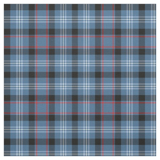 Tissu Fitzgerald Tartan Motif Blue Irish Plaid (Échantillon)