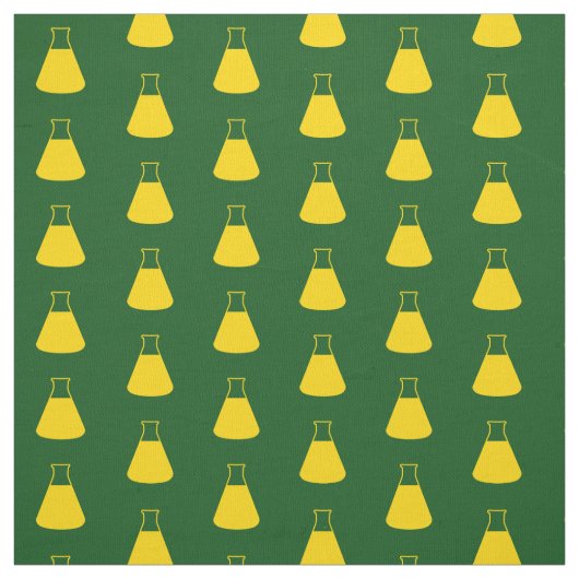 Tissu Flacon Erlenmeyer jaune (Échantillon)
