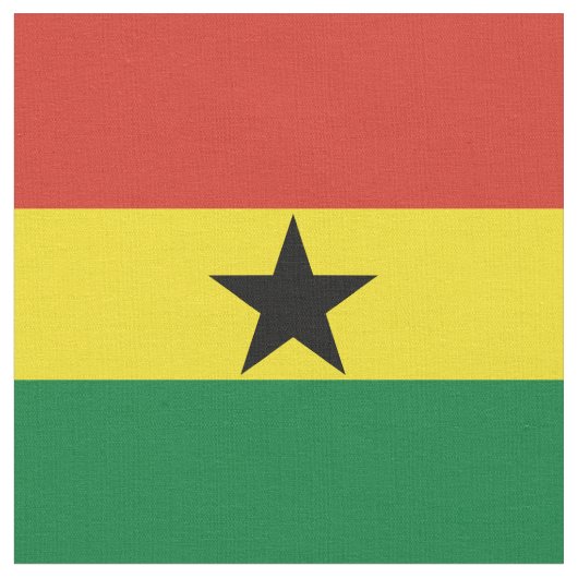 Tissu Flag du Ghana (Fermer)