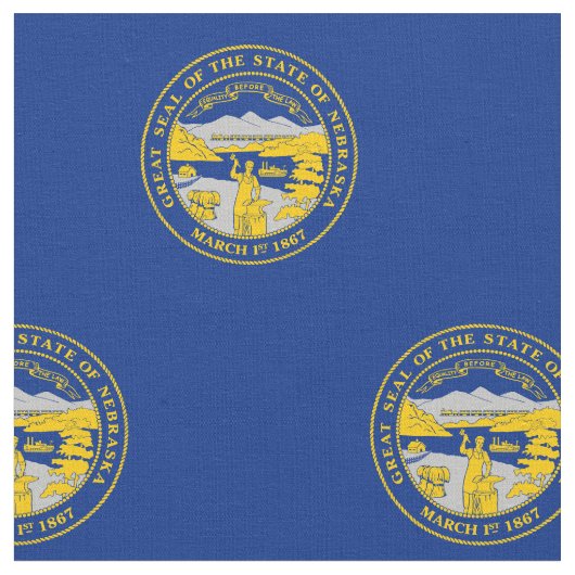Tissu Flag du Nebraska (Fermer)