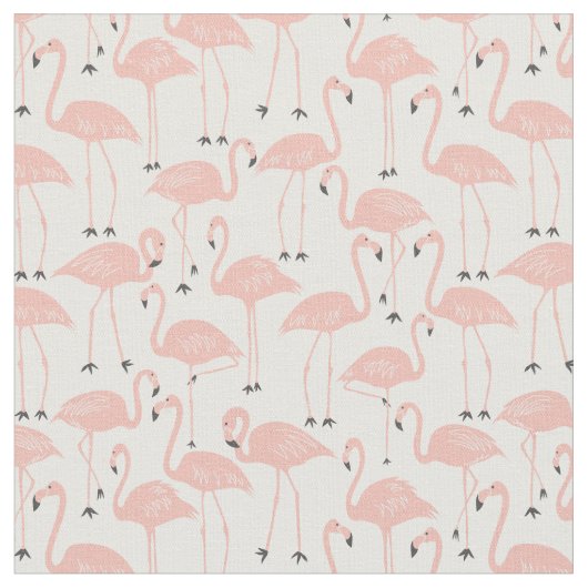 Tissu Flamant Dessiné à la Main | Couture et Patchwork T (Fermer)