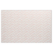 Tissu Flamant Dessiné à la Main | Couture et Patchwork T (Fat Quarter)