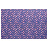 Tissu Flamant Dessiné à la Main | Couture et Patchwork T (Fat Quarter)