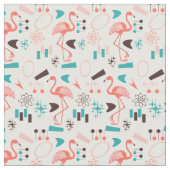 Tissu Flamant rose atomique (Fermer)