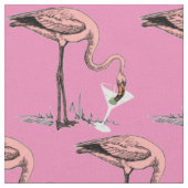 Tissu Flamant rose Boire Martini Thunder_Cove (Fermer)