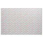Tissu Flamant Rose Dessiné à la Main | Couture et Patchw (Fat Quarter)