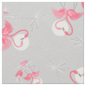 Tissu Flamant rose Love Multi fabric small (Fermer)