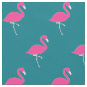 Tissu Flamant rose simple Pois roses (Fermer)