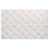 Tissu Flamants roses rose Multi grand motif (Yard)
