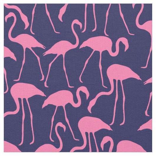 Tissu Flamants roses roses chauds (Fermer)