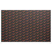 Tissu Flames Scorpion Motif Fabric (Yard)