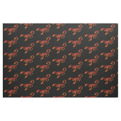 Tissu Flames Scorpion Motif Fabric (Fat Quarter)