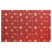 Tissu Flammes de neige sur rouge (Fat Quarter)