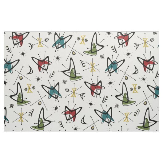 Tissu Flashback atomique Boomerang ©studioxine (Fat Quarter)