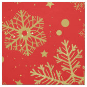 Tissu Flèche dorée sur rouge (Échantillon)